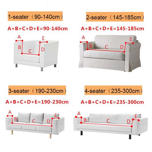 Velvet Plush Sofa Cover for Living Room Sectional Couch Cove