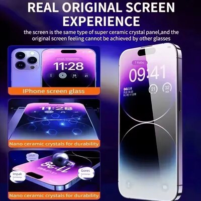 3Pc Bluelight Screen Protector for IPhone13 11 12 14 15 16 1