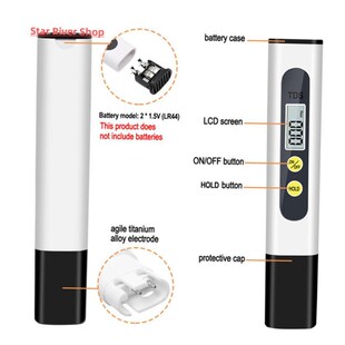 Digital Temperature Purity PPM Tester Water Meter TDS Pen