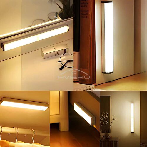 Wireless Motion Sensor Led Lamp Usb Rechargeable Night Light