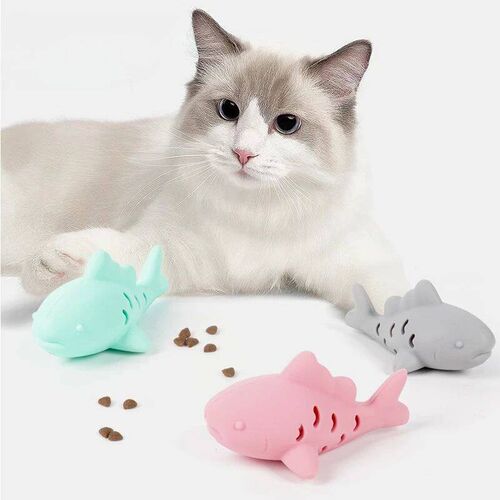 Cat InteractiveToys Food Leakage Kitten Teeth Cleaning Fish-