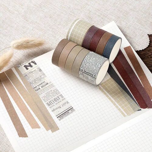 10 Rolls Kawaii Washi tapes set School supplies Cute sticker
