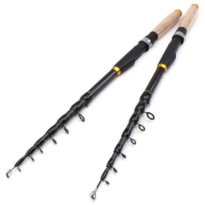 10Layers Carbon Fiber Fishing Rod 1.8m-3.6m Max Pull 3.5KG S