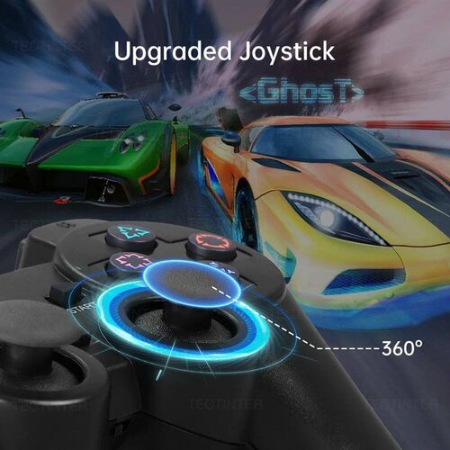 Wireless Controller For PS2/PS1 Gamepad Dual Vibration Shock