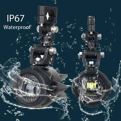 Upgrade Motorcycle fog light Auxiliary Lights Brighter Lamp