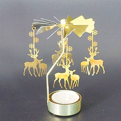 Candlesticks Rotating Romantic Rotation Spinning Carrousel T