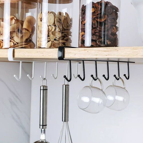 1PC Perforation-Free Wrought Iron Cabinet Storage Rack Wardr