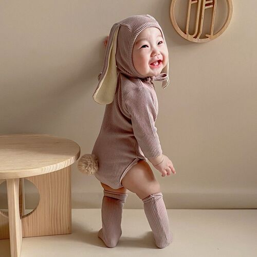 Cartoon Lion Baby Rompers Spring Baby Girl Clothes One Piece
