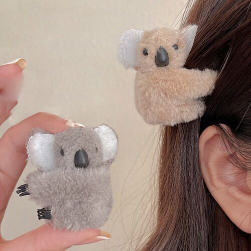 Plush Koala Bear Hair Decoration Hair Clips Hairpins Cute An