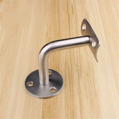 1pcs 60X80MM Silver Stainless Steel Handrail Bracket Wall