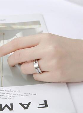 Skyrim Stainless Steel Ring for Men Women Black Minimalist C