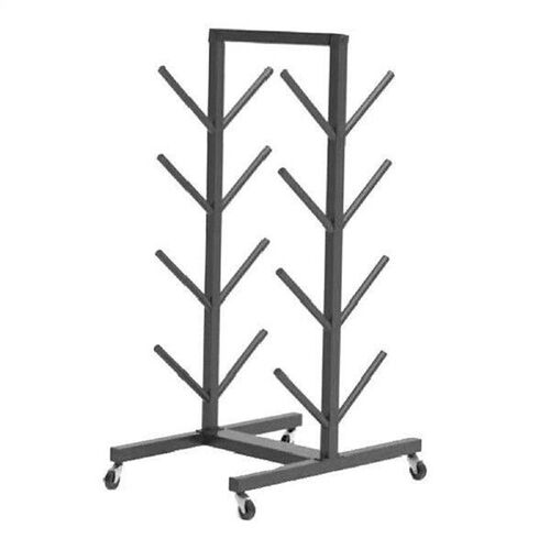 Skateboard Rack with Wheels Floor Stand Metal Ski and