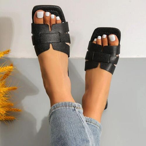 Plus Size 43 Summer New Slippers Women Flat Luxury Outdoor B