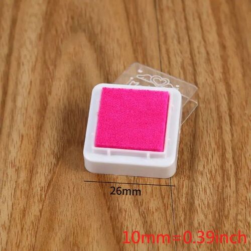 24Pcs Mini Kids Fingerprint Painting Colorful Ink Pad Stamp