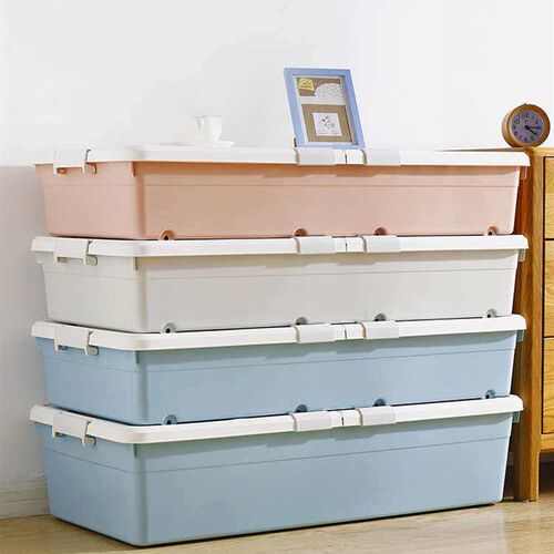 Thickened Bed Bottom Storage Box with Pulley Bed Bottom Cabi