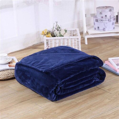 Soft Warm Coral Fleece Blanket Winter Sheet Bedspread Sofa P