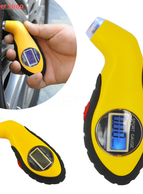 Digital Tyre Air Pressure Gauge Meter LCD Electronic Car Tir