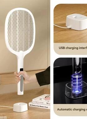 Electric Fly Swatter Handheld Fly Killer and Mosquito Trap L