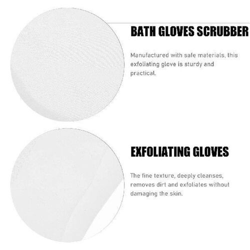 The Mitten Mud Bath Towel Shower Exfoliating Gloves for
