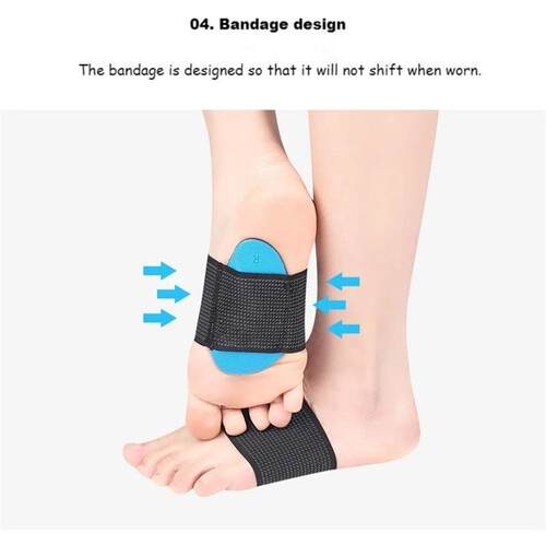 1Pair Flat Feet Arch Support Orthopedic Insoles For Shoes Me