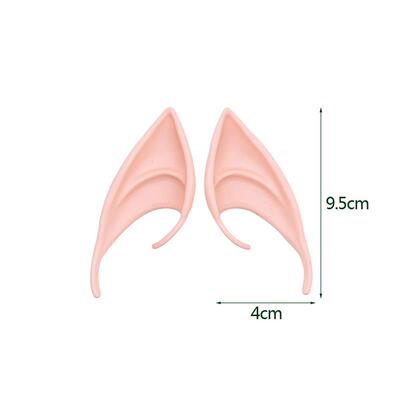 1Pair Cosplay Latex Fairy Angel Elf Ears Halloween Masquerad