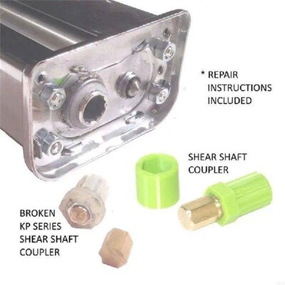 M6CB 3 PCS Reliable Repair Coupler Shear Shaft Couplers
