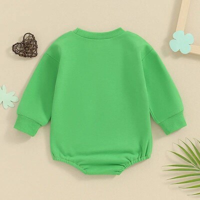 2023-12-07 Lioraitiin 0-24M Baby Girls Boys Irish Day Romper