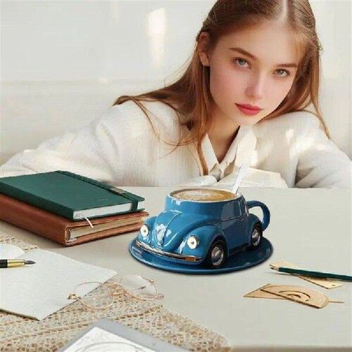 Durable Car Shaped Coffee Mug Creative Coffee Cup Novelty