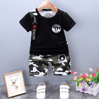 Summer Casual Clothes Baby Boys Girls Fashion Cartoon T Shir
