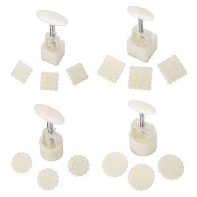 50g 100g Plastic Moon Cake Form Mooncake Mould with Moon Cak