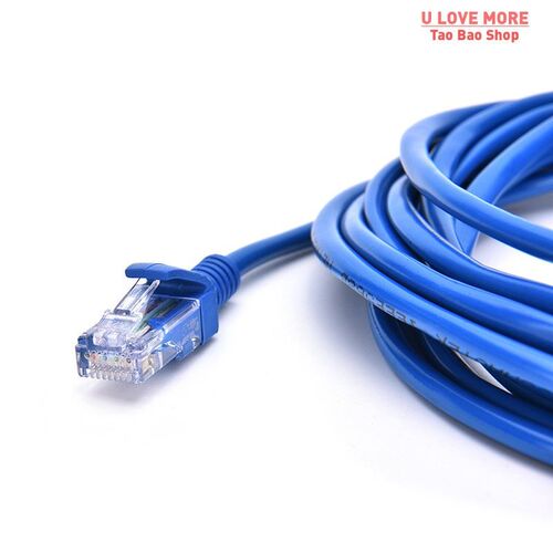 Blue Ethernet Internet LAN CAT5e Network Cable for Computer