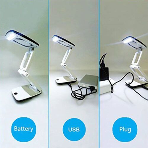 Lighted Desk Magnifying Glass Lamp with Light on Stand Led P