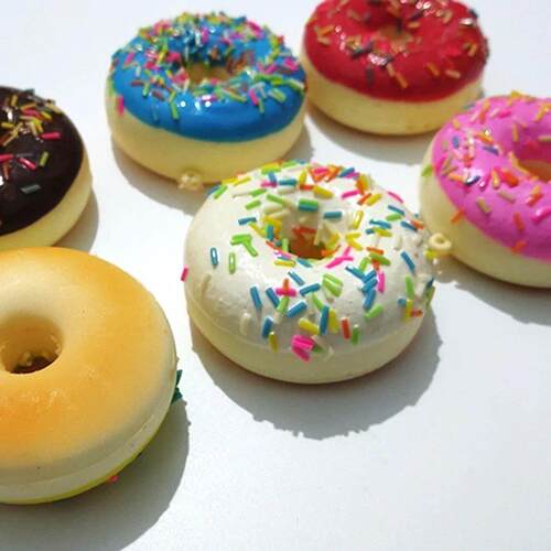 6.2CM Artificial Donut Mini Squishy Novelty Toy Simulation M