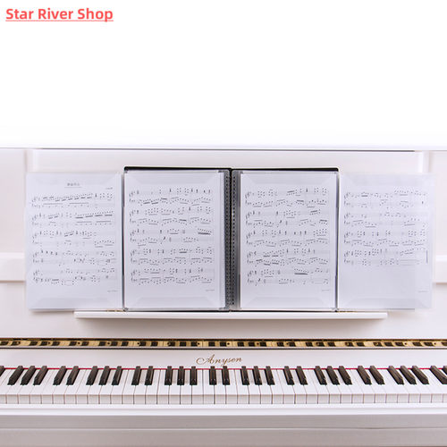 A4 Size Music Score Paper Sheet Note Folder 20 Pages File Mu