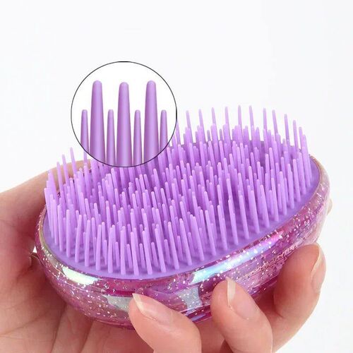 Egg Shaped Hair Brush Comb Small Hair Care Comb Detangling B