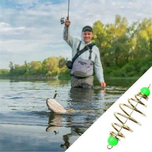 Carp Bait Holder Spring Feeder Basket For Carp Fishing