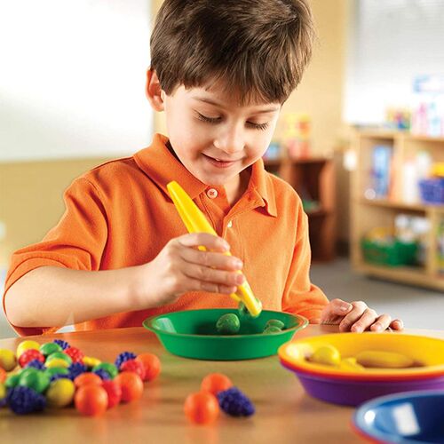 1/4pcs Kids Drop Scoop Clip Tweezers Toys Fine Motor Skill T