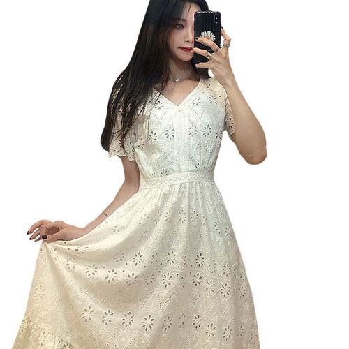White Dress Dress for Seaside Photography Dress Travel Wear