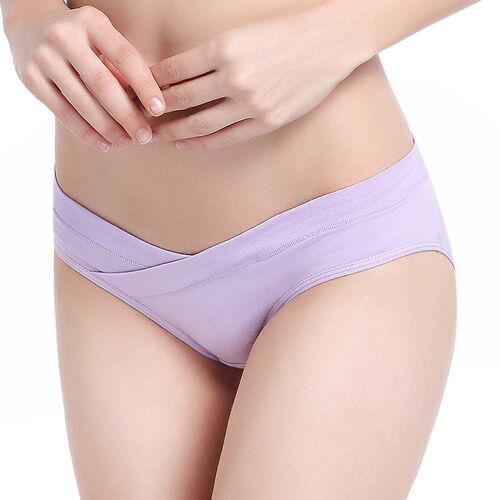 Maternity Cotton Panties Lowwaist Bellysupport Triangle Pant