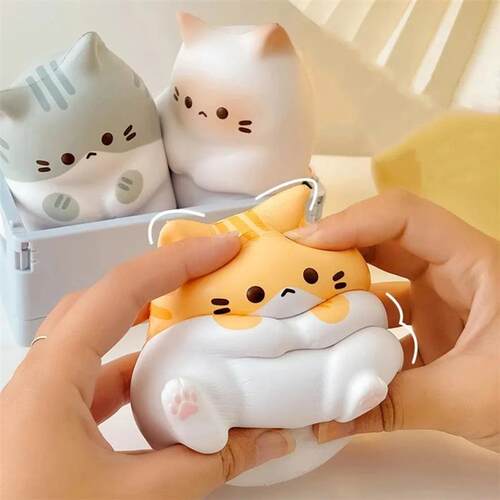 Cute Cat Sss Relief Squishy Toys PU Slow Rising Squeeze Anti