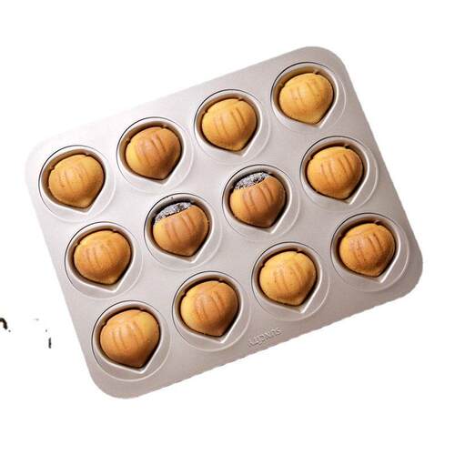 12 hole chestnut cake mold chocolate Madeline baking tray