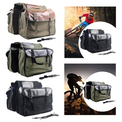 Double Side Bicycle Saddle Bag Bicycle Rear Rack Bag for