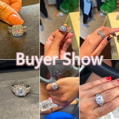 Huitan Newly-designed Engagement Rings for Women High-qualit