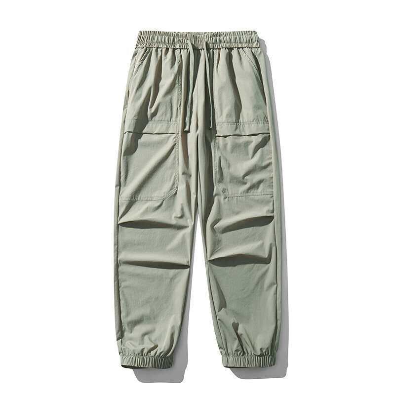 Pants Mens Summer Thin Mens Casual Trousers Spring Faion B - 实物图
