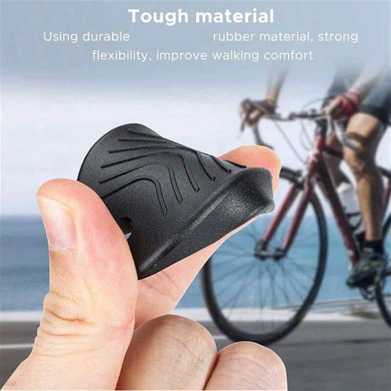 SCYA SPD Cleat Covers, Durable Bike Cleat Covers Compatible - 实物图