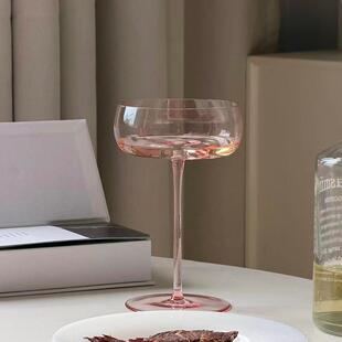 Elegant Pink Wine Glass Great Gift for Her Ideal for Parties