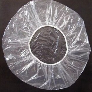 Caps Shower Disposable Cap Clear Bathing Hat 100pcs