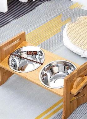 Pet+Feeding+Bowl+With+Adjustable+Bracket+Lifting+Dog+Bowl