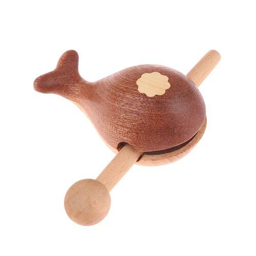 Zen Block Drum Mokugyo Cute Whale Wood Fish Knock Decompress