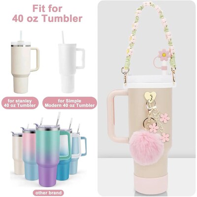 7pcs Cup Accessories Set for Stanley Including Handle Strap,